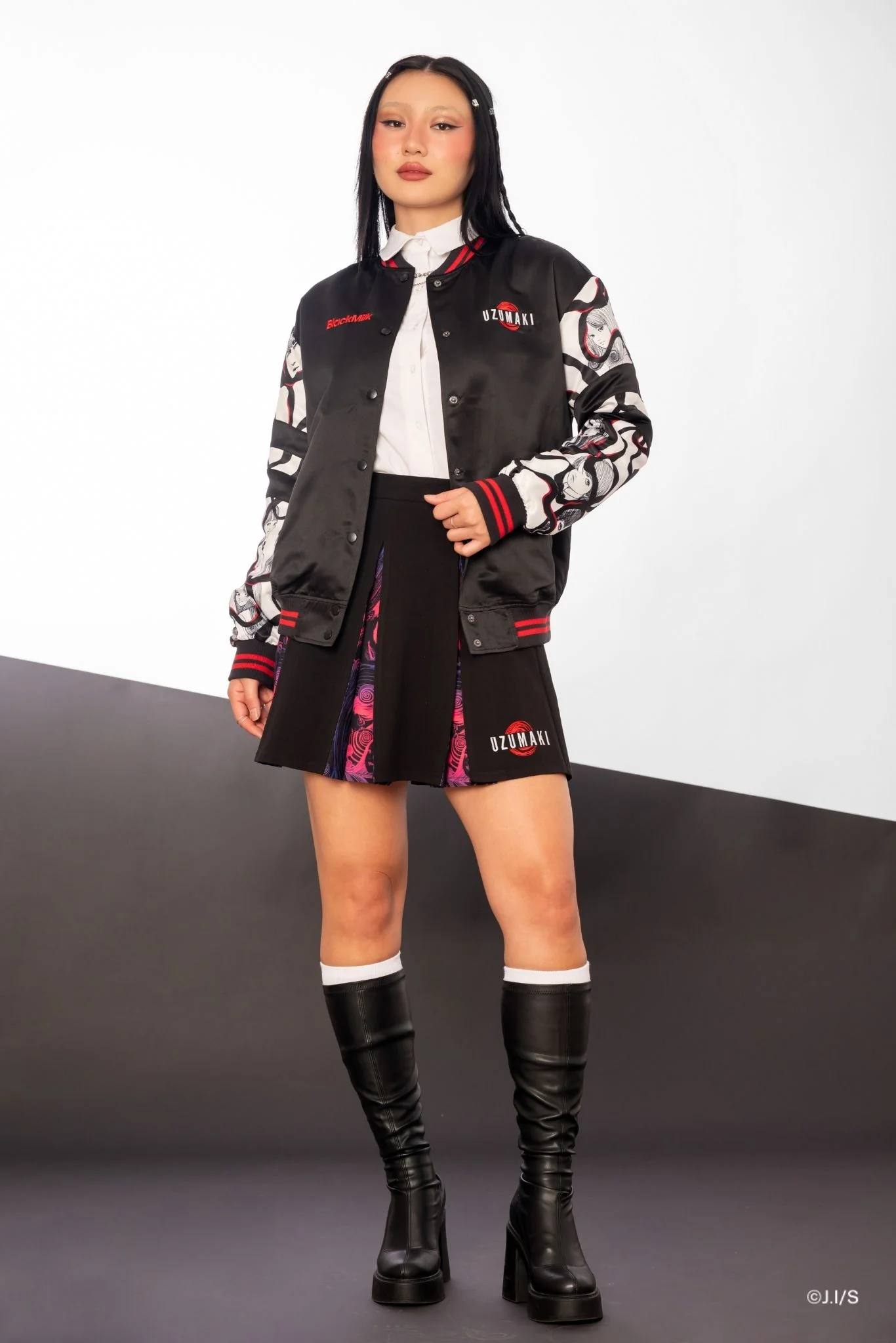 Uzumaki Satin Varsity Jacket - Image 10