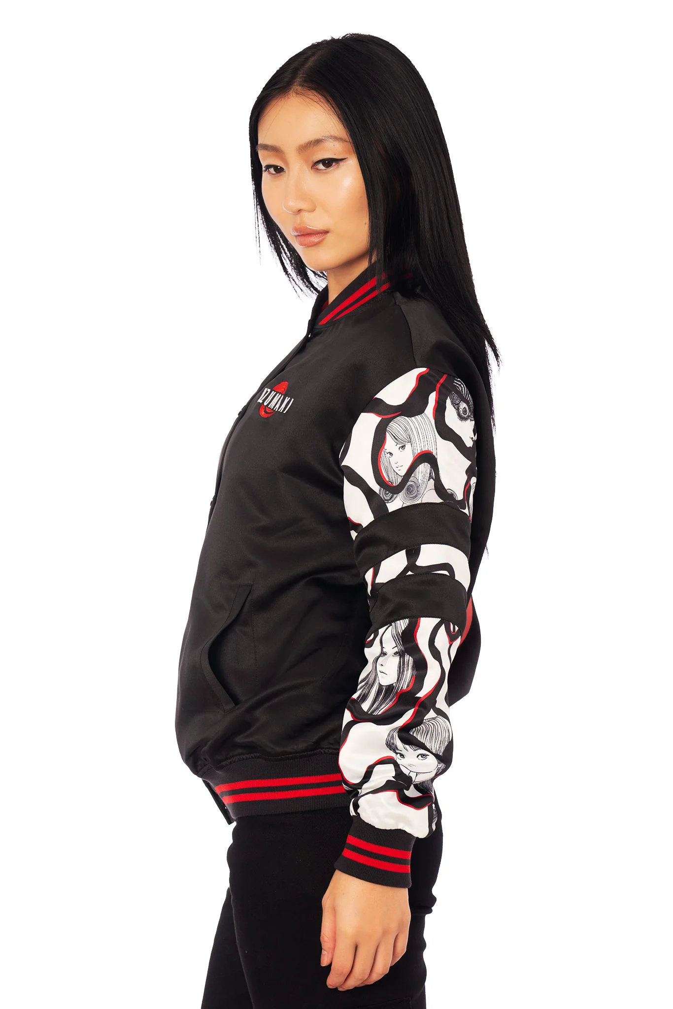 Uzumaki Satin Varsity Jacket - Image 6