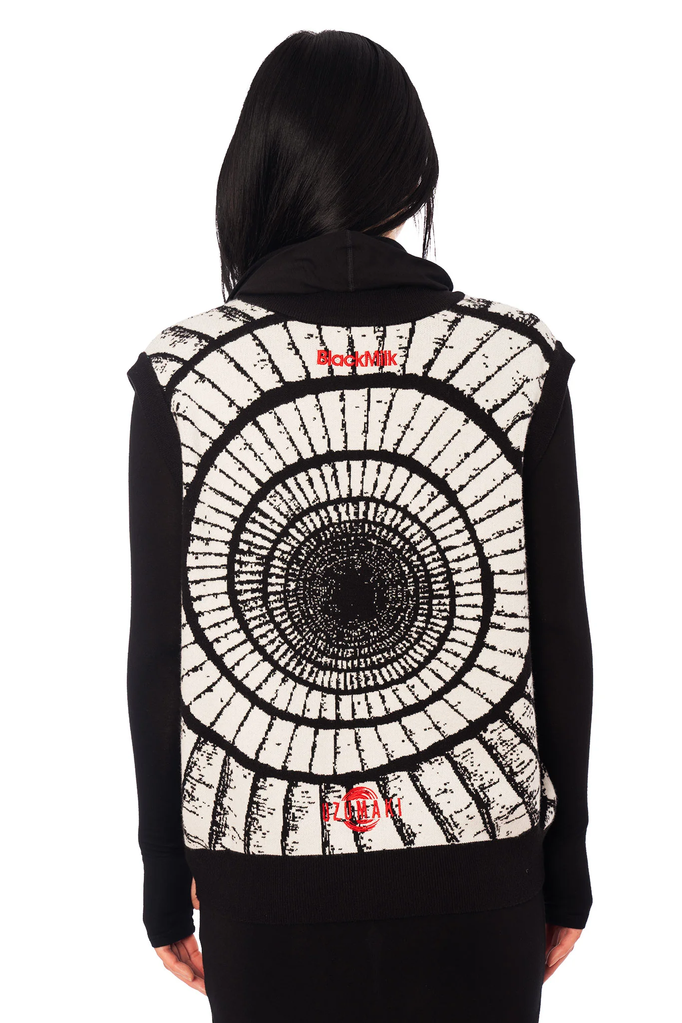 Uzumaki Spiral Oversized Knit Vest - Image 5