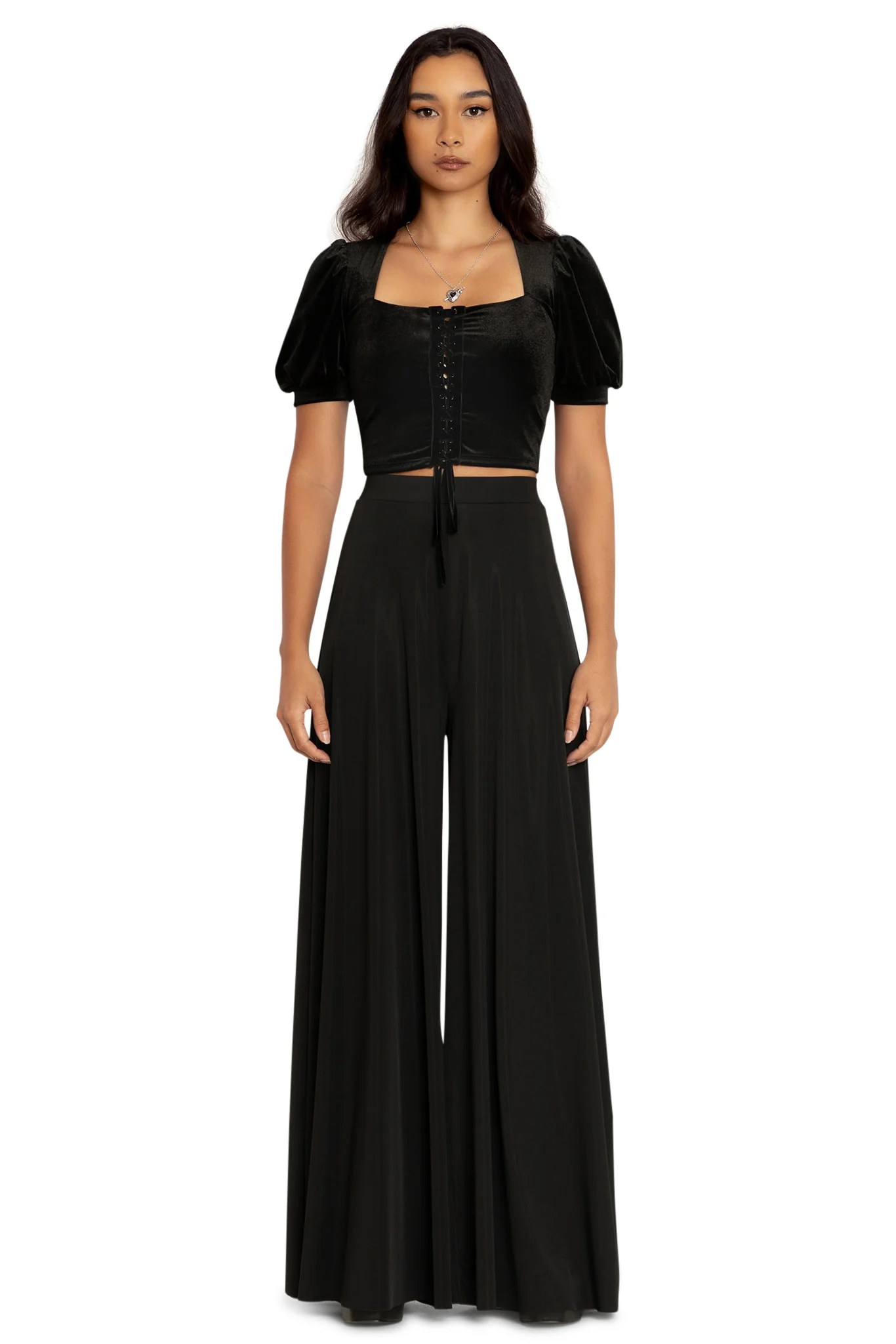 Velvet Black Renaissance Top - Image 5