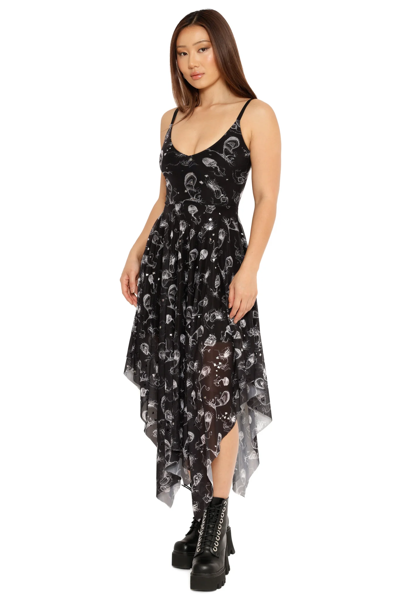 Venus Flytrap Handkerchief Dress - Image 3