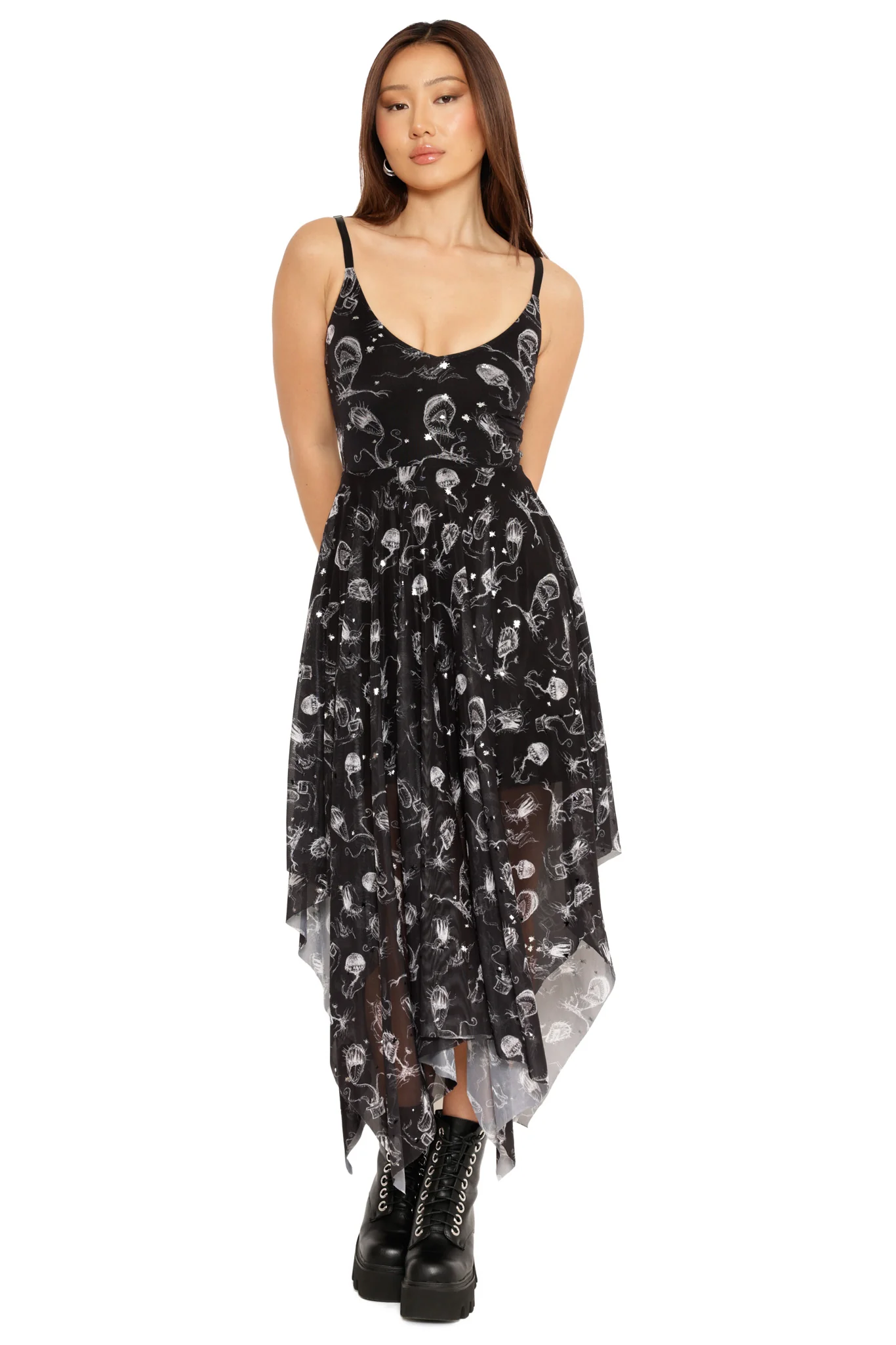 Venus Flytrap Handkerchief Dress - Image 6