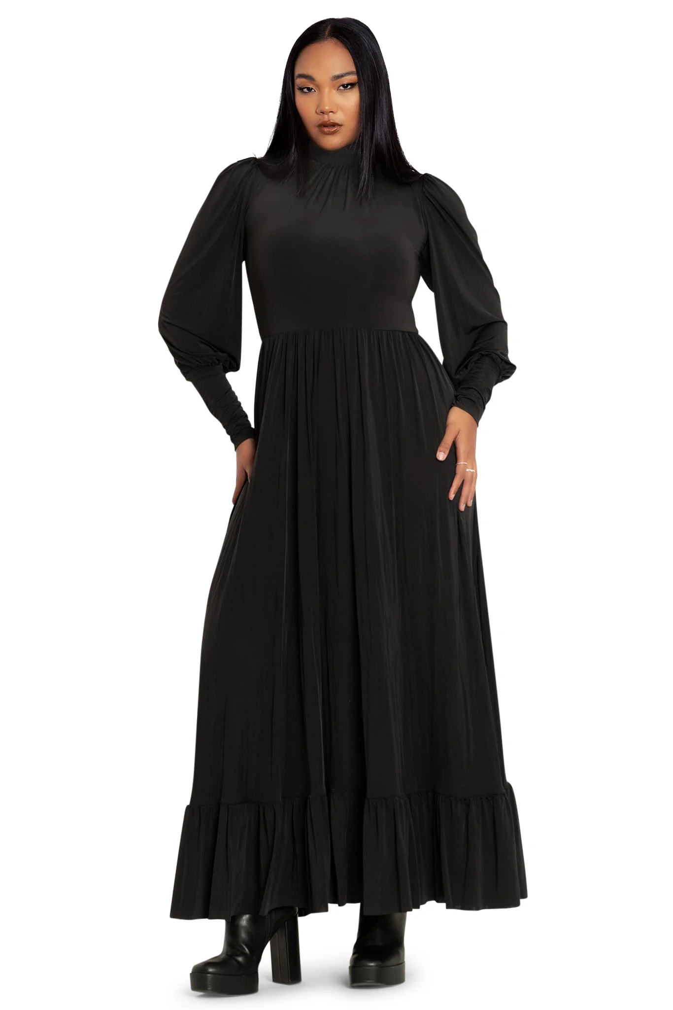 Victorian Ghost Maxi Dress - Image 7