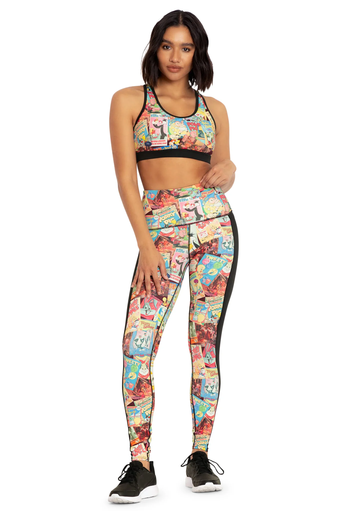 Vintage Looney Tunes High Waisted Ninja Pants