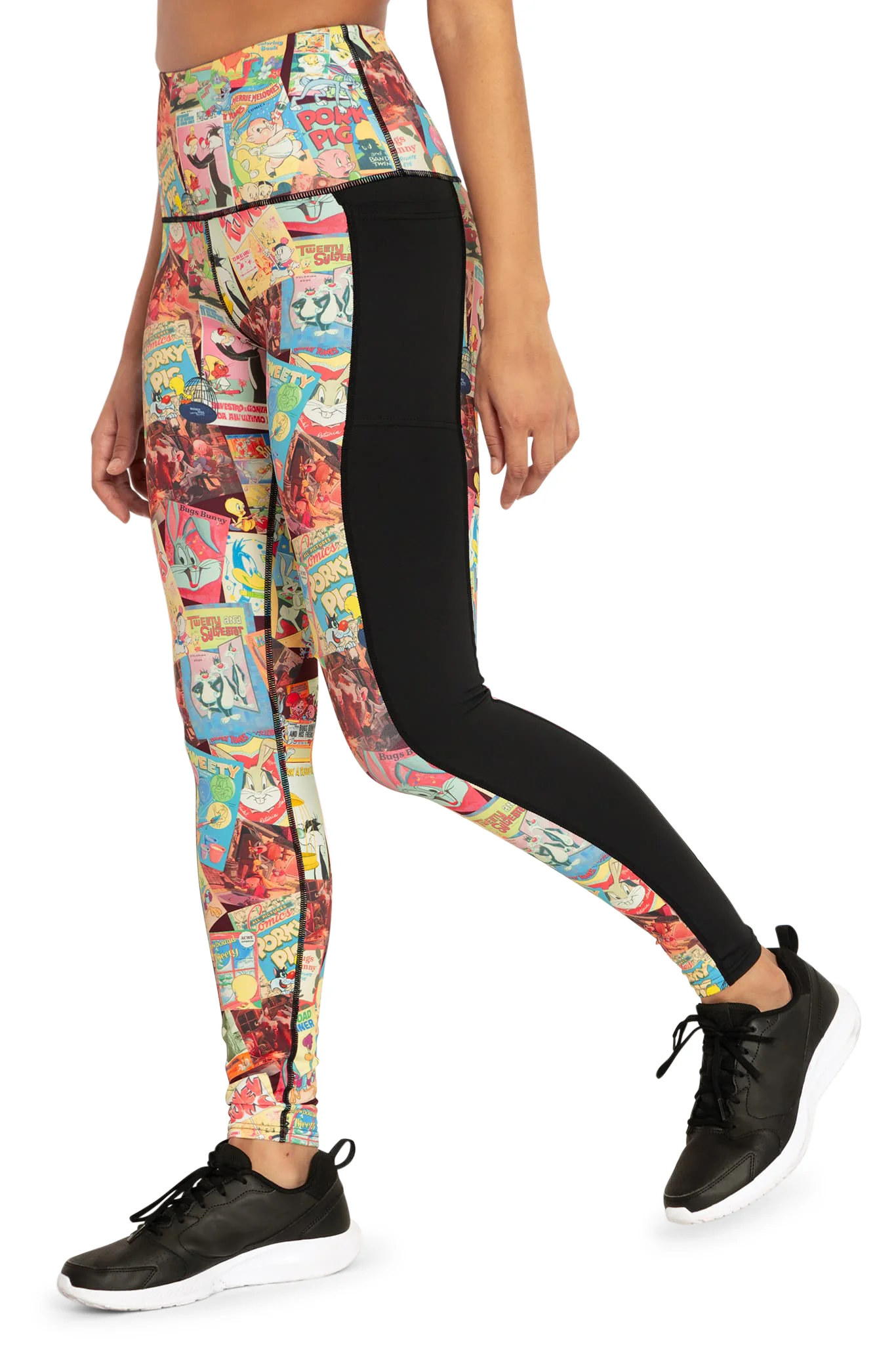 Vintage Looney Tunes High Waisted Ninja Pants - Image 5