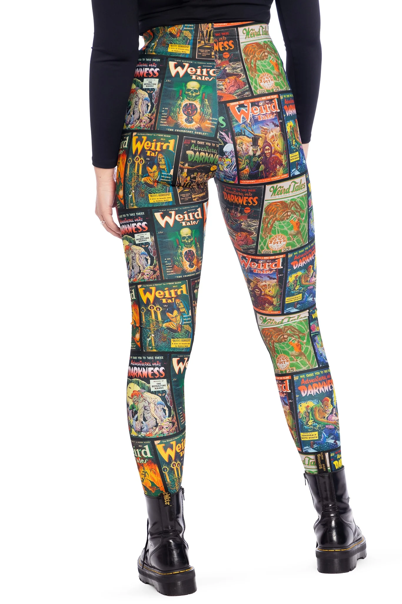 Weird Tales High Waisted Matte Finish Leggings - Image 2