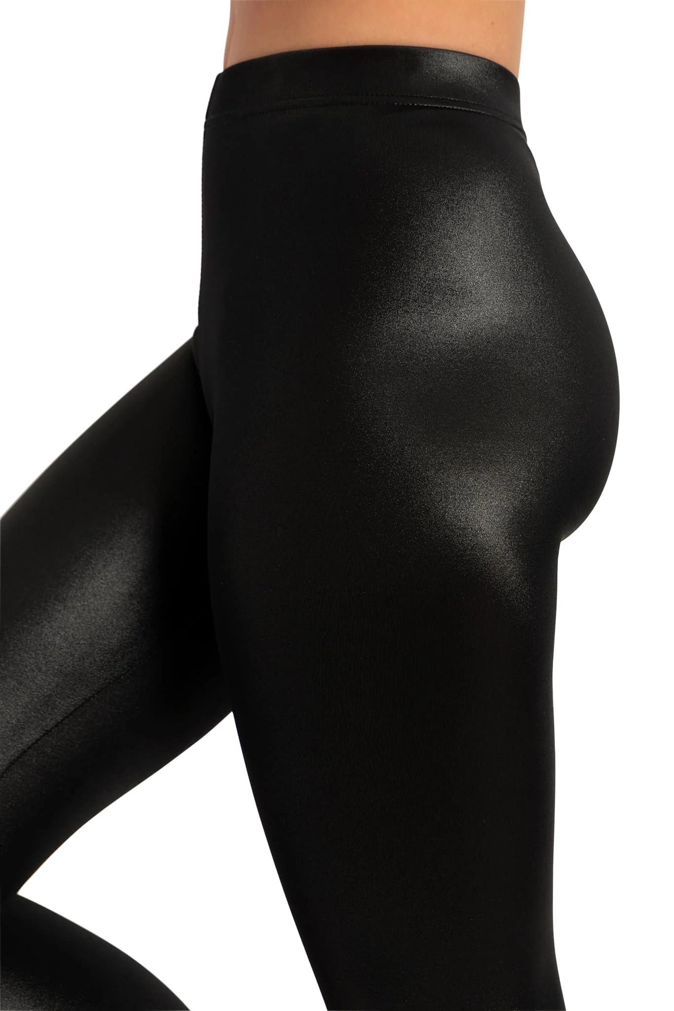 Wet Look Leggings - Image 3