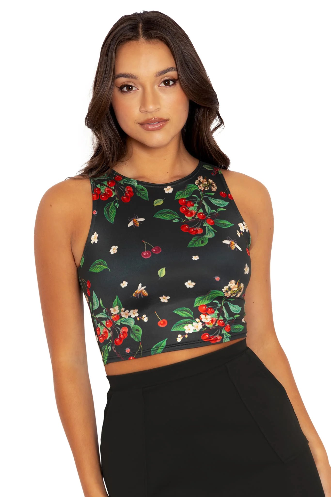 Wild Cherry Shiny Wifey Top