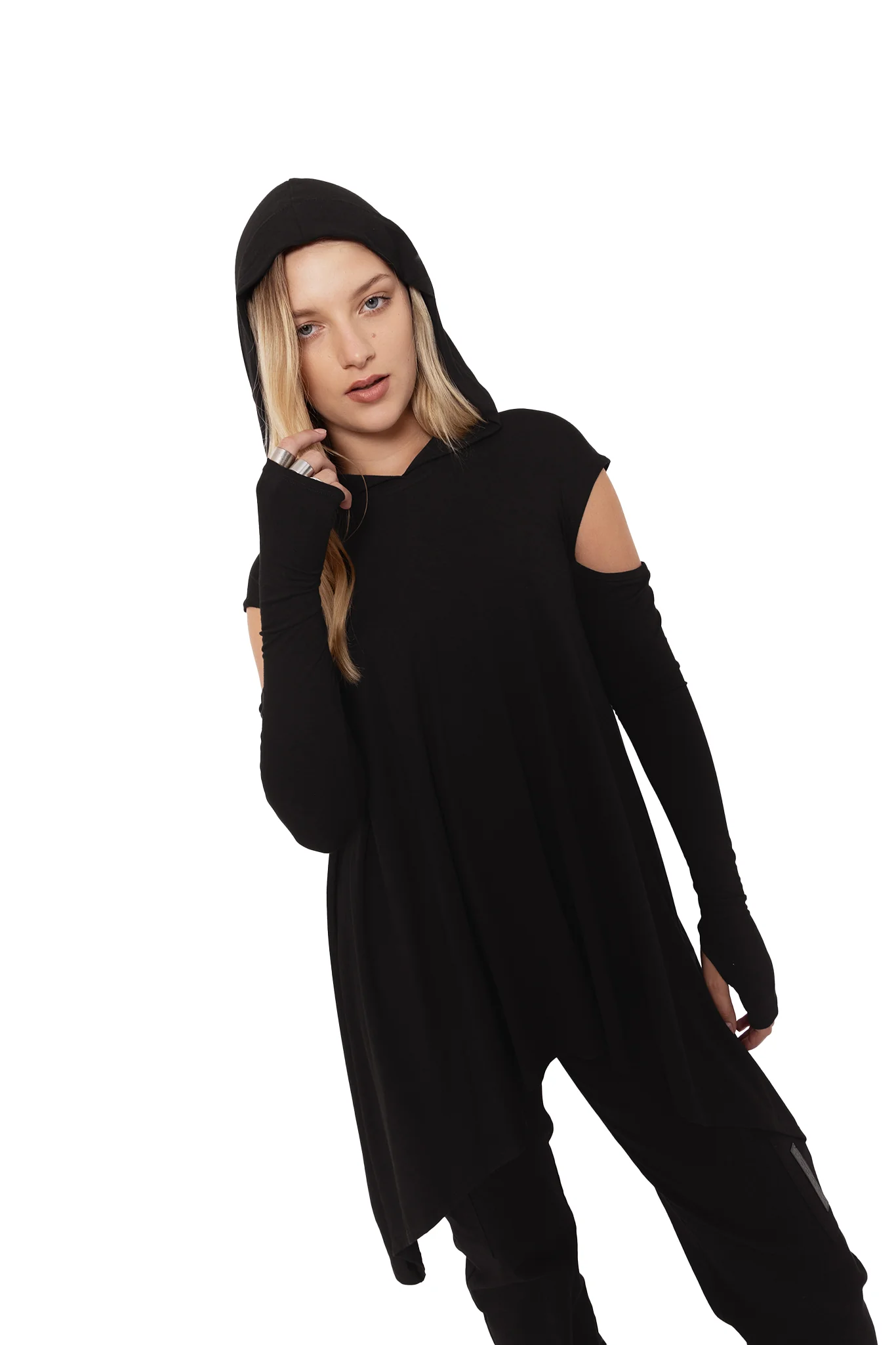Wild Warrior Hooded Handkerchief Top - Image 7