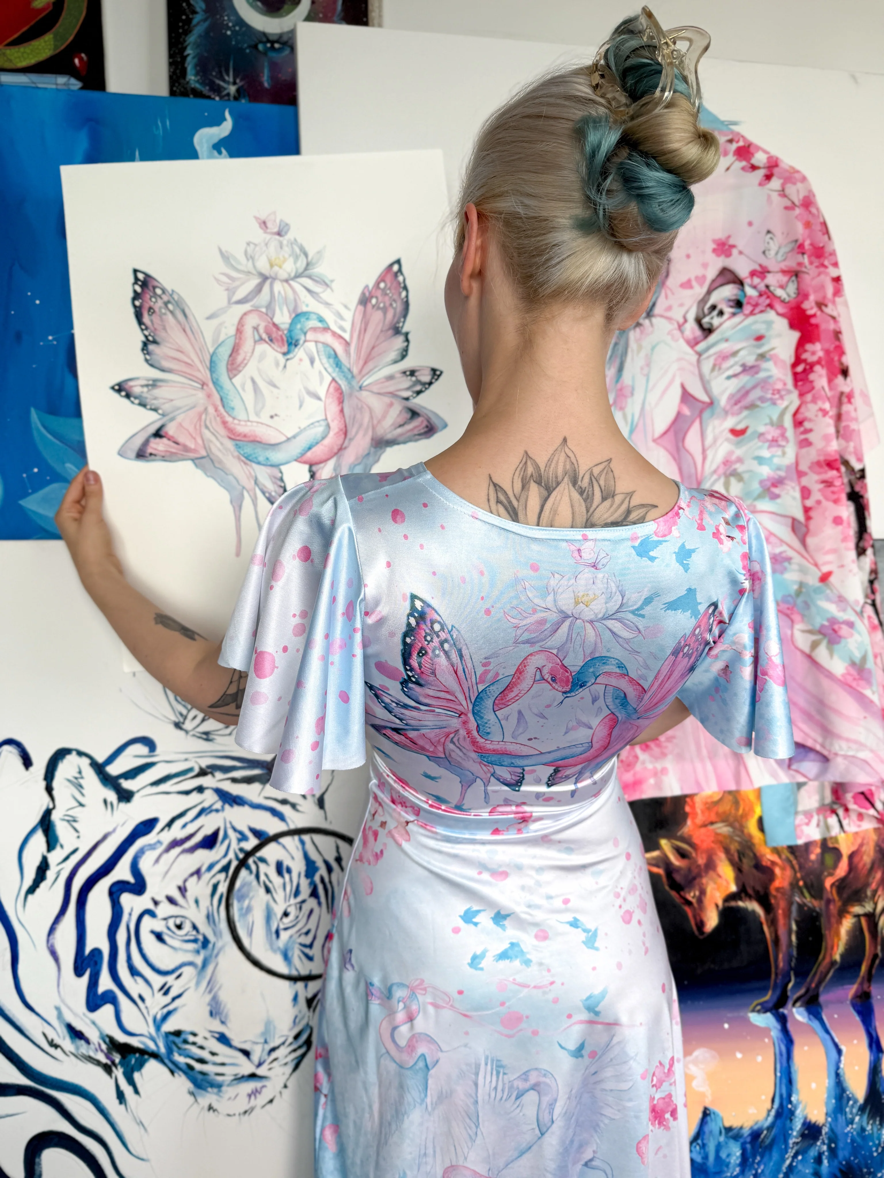 Winged Serpents Rio Maxi Dress - Image 7
