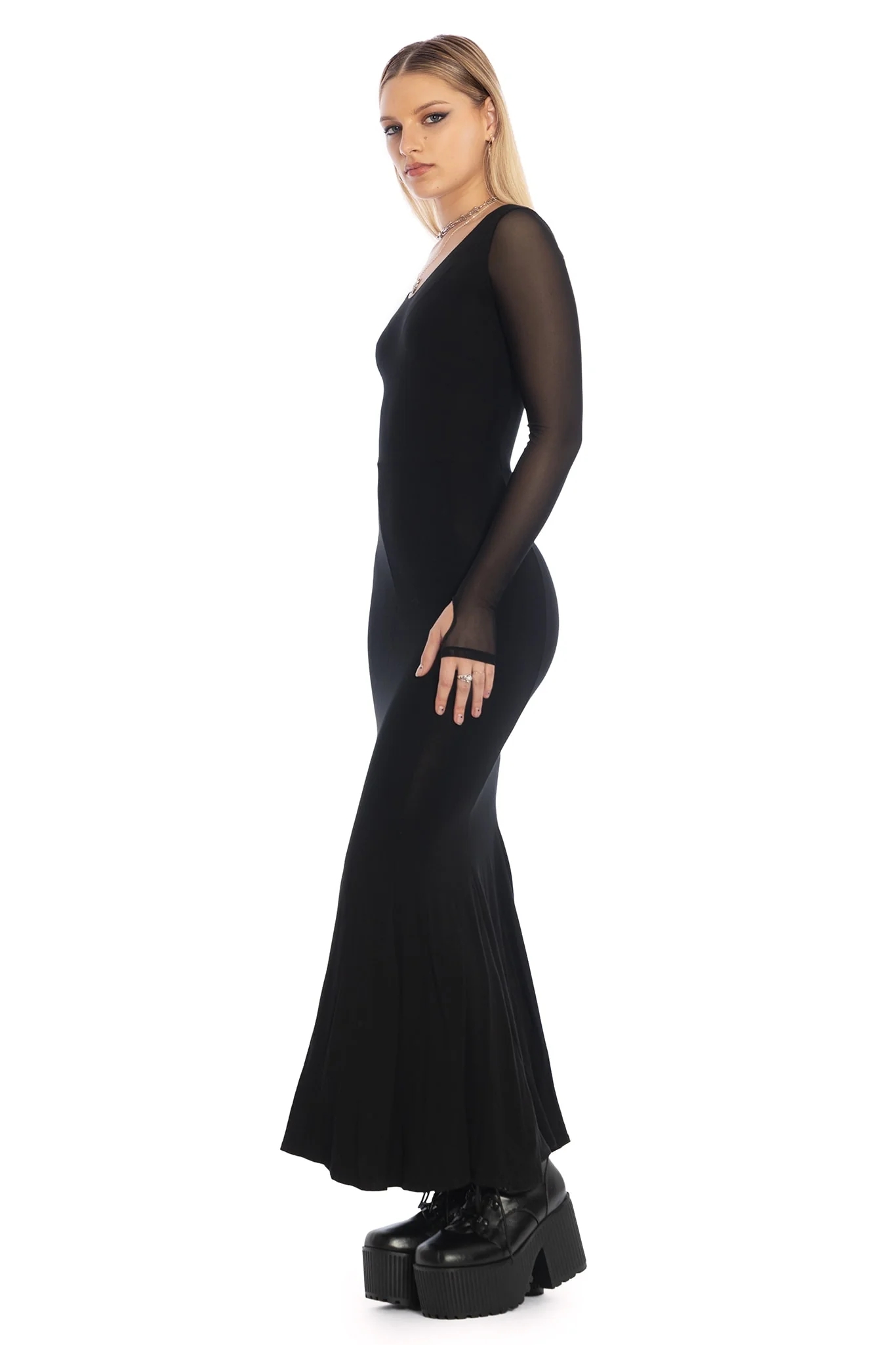 Wraith Long Sleeve Maxi Dress - Image 4