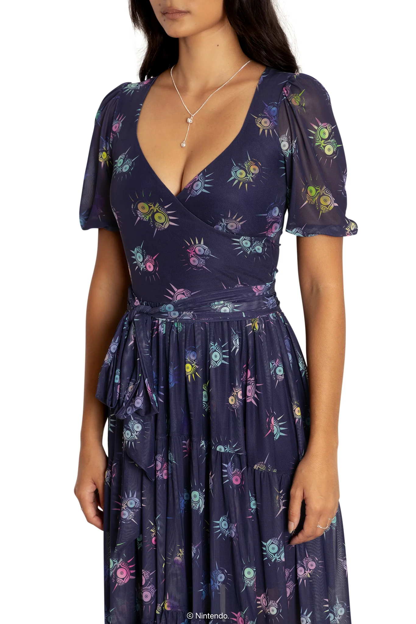 Majora's Mask Wrap Midaxi Dress - Image 3