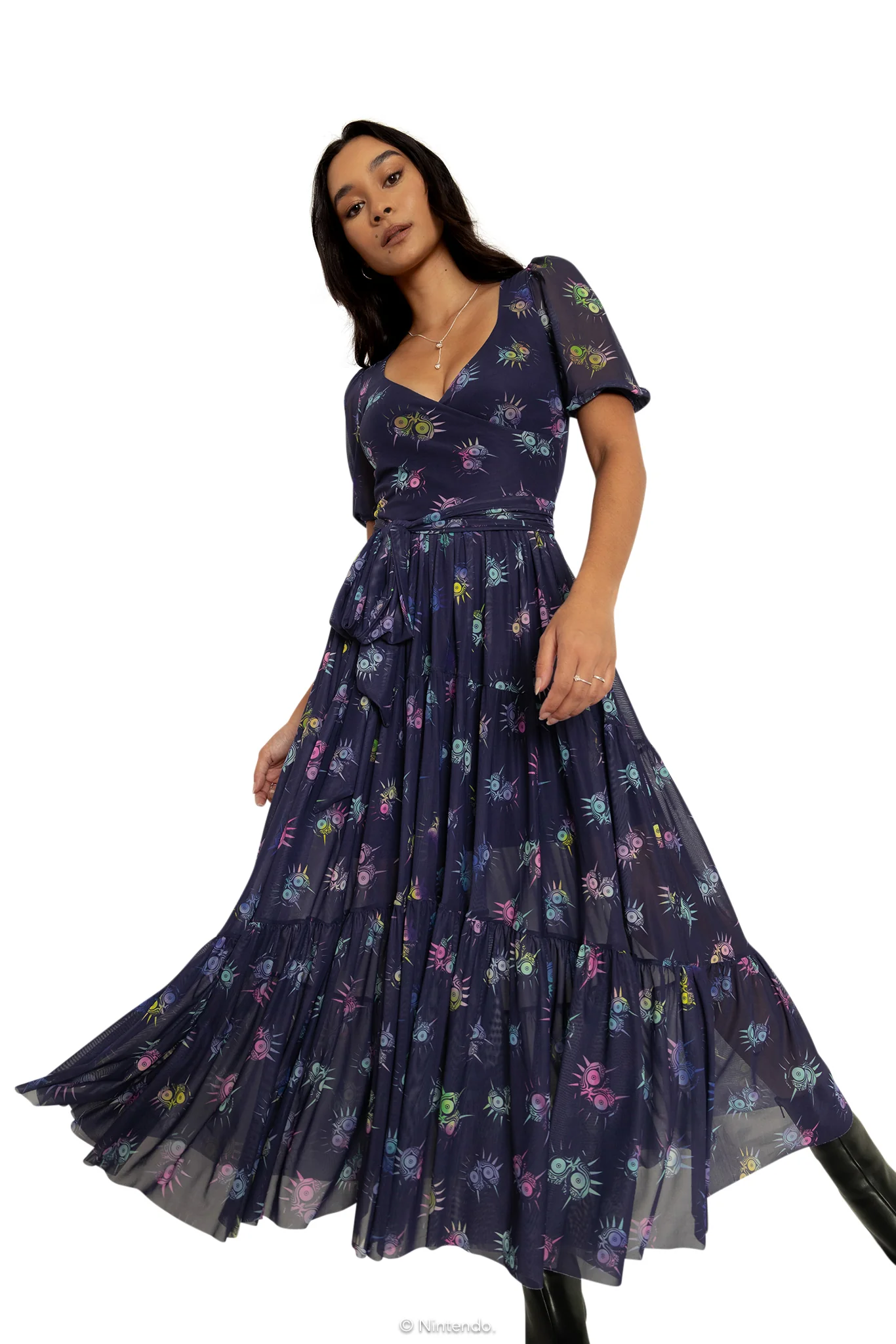 Majora's Mask Wrap Midaxi Dress - Image 6