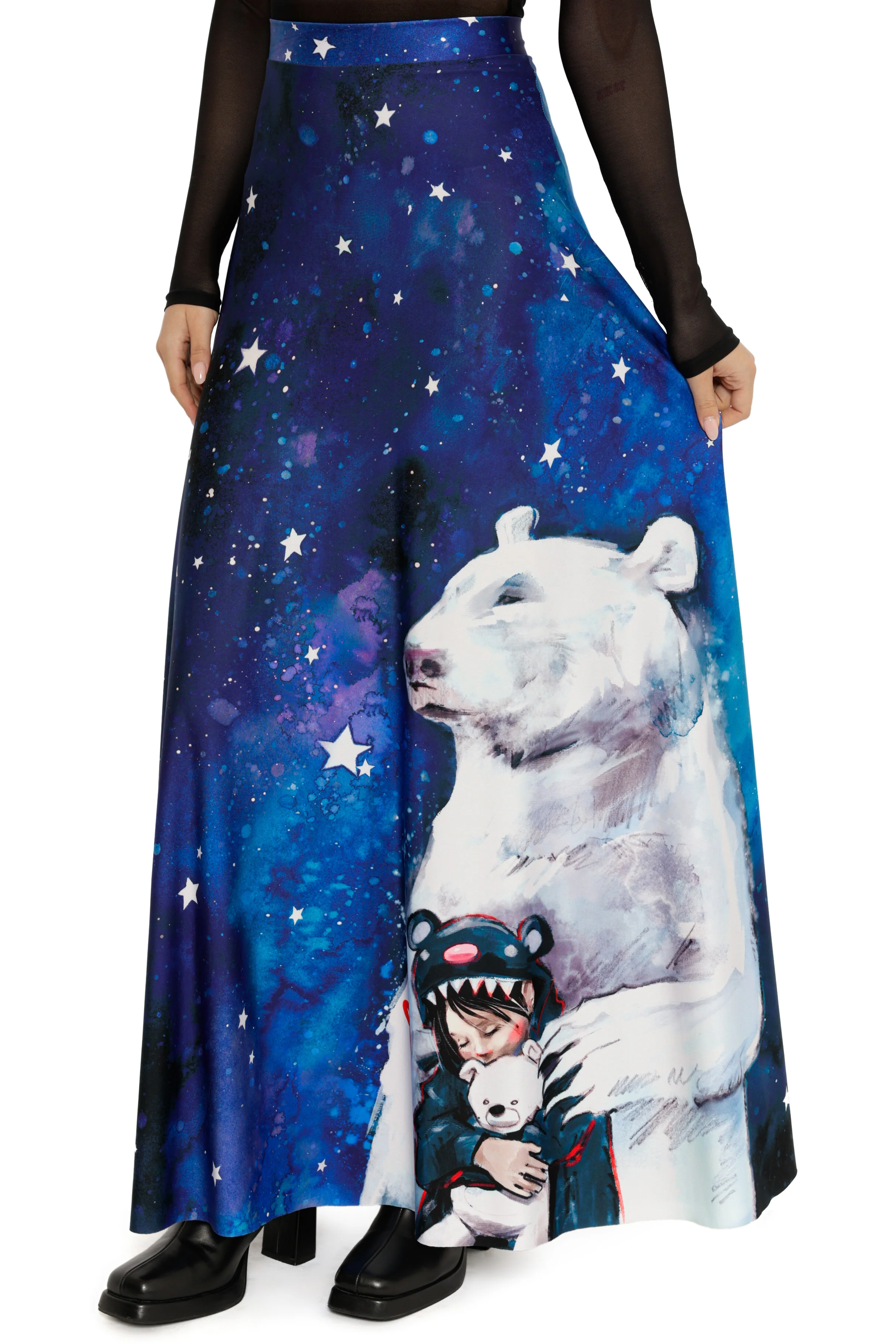 Yes You Can Maxi Skirt - Image 4