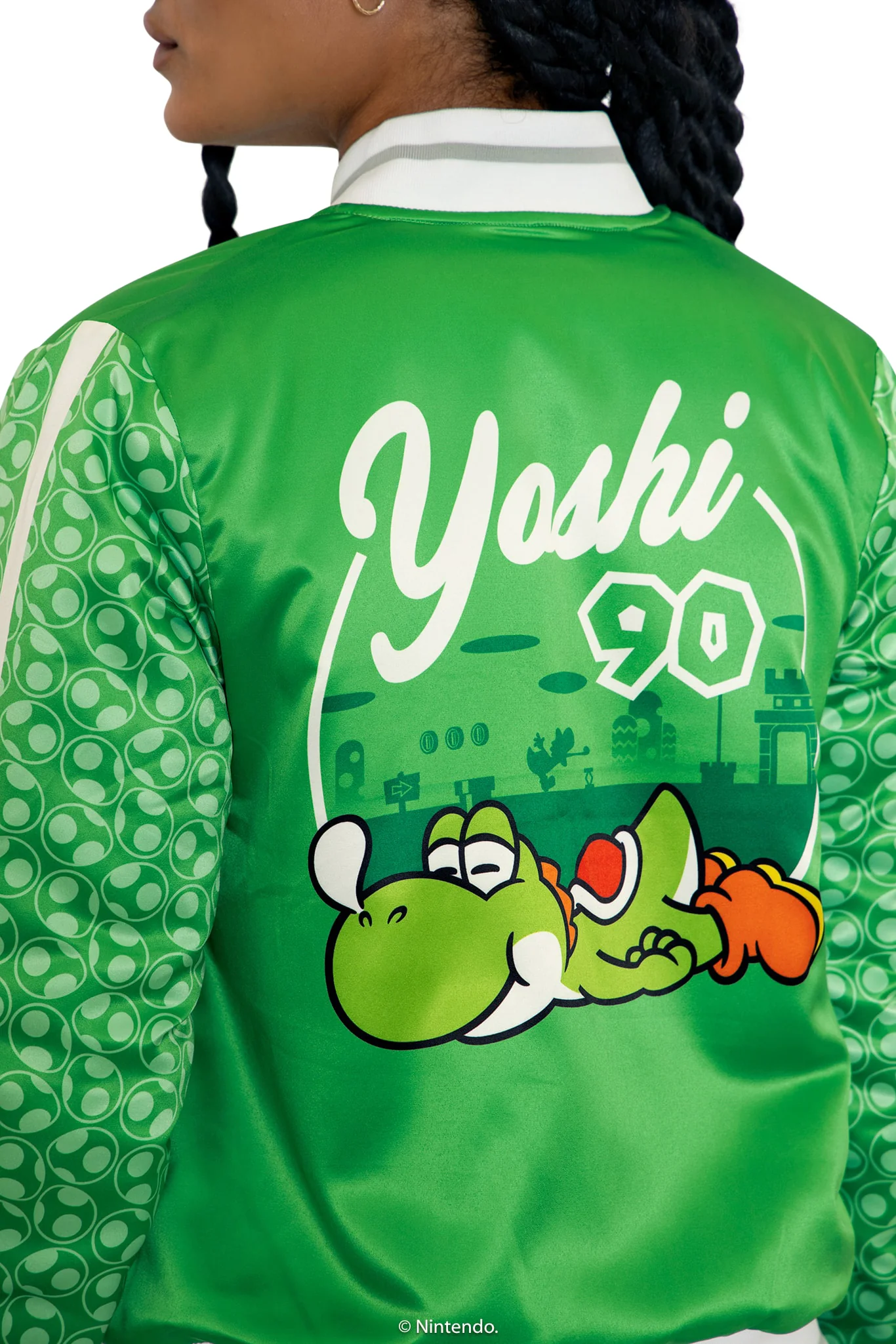 Yoshi Shiny Bomber Jacket - Image 5