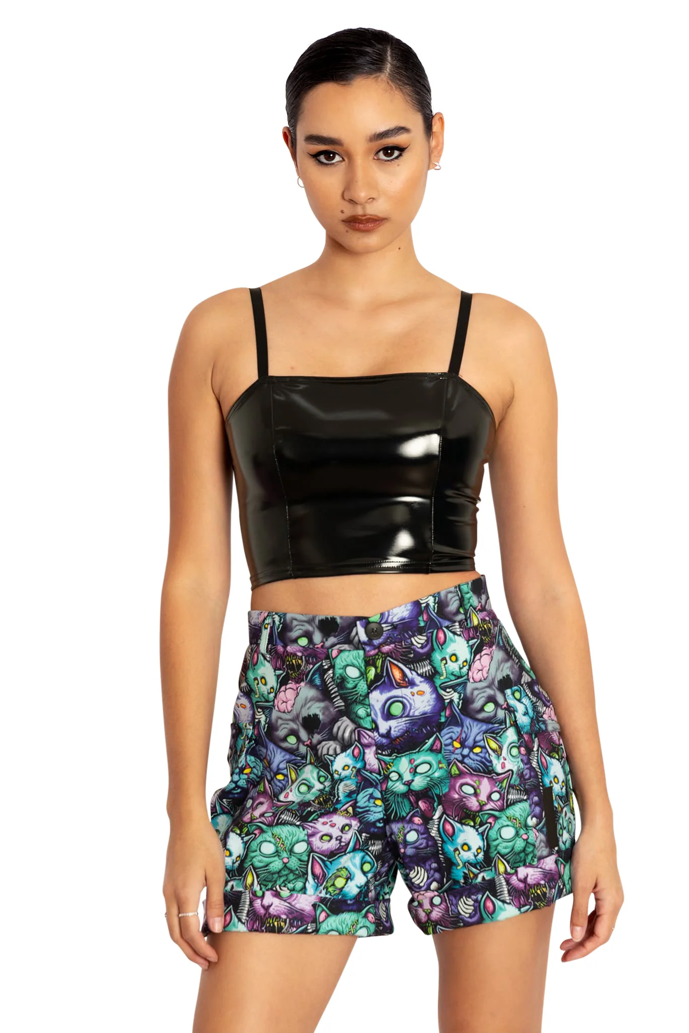 Zombie Catpocalypse Cargo Shorts
